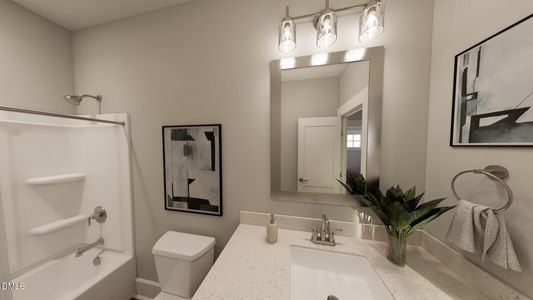 New construction Townhouse house 2411 Adrift Rd, Fuquay Varina, NC 27526 plan Atlas End Unit - image 14