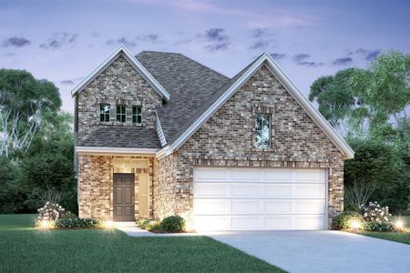 New construction Single-Family house 18671 Hunter William Way, New Caney, TX 77357 Rochester- photo 0