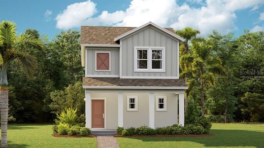 New construction Townhouse house 1946 Rider Rain Ln, Apopka, FL 32703 Danali- photo 0