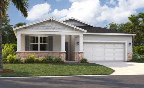 New construction Single-Family house 402 Shoreview Sands Ave, Mascotte, FL 34753 plan The Juniper - image