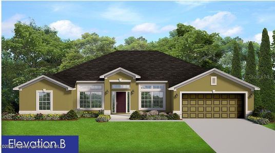 New construction Single-Family house 10468 Lansfield Street, Spring Hill, FL 34608 2169- photo 0