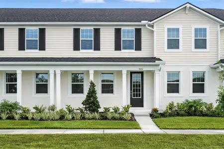 New construction Townhouse house 3061 Douglas Fir Dr, Apopka, FL 32703 plan Aurora - image