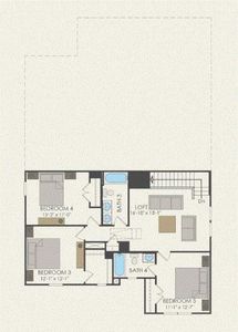 Pulte Homes, Albany floor plan