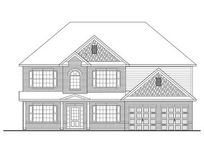 New construction Single-Family house 3260 Lions Ruby Ln, Atlanta, GA 30349 plan The Rochester - image 3