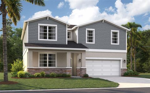 New construction Single-Family house 1833 American Wy, Haines City, FL 33844 plan Linden - image