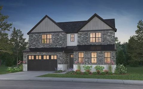New construction Single-Family house 10716 Backwoods Trl, Huntersville, NC 28078 plan Blythe Loft - image