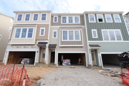 New construction Townhouse house 2311 Bay Minette Sta, Apex, NC 27502 Buckingham - Front Entry Townhomes- photo 0