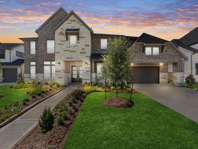 New construction Single-Family house 22307 Camouflage Court, Cypress, TX 77433 Lucca- photo 0