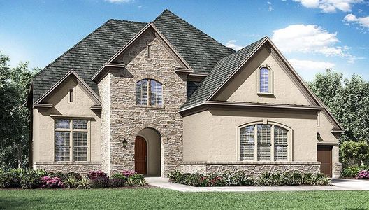 New construction Single-Family house 1628 Birch Lake Bnd, Friendswood, TX 77546 Caramelo- photo 0