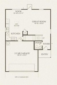 Centex Homes, Pierce floor plan