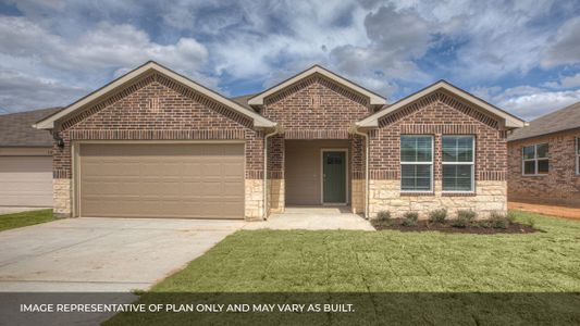 New construction Single-Family house 20216 Heinrich Ln, Manor, TX 78653 The Denton- photo 0