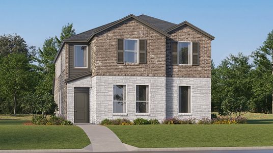 New construction Single-Family house 17807 Lark Sparrow Dr, Pflugerville, TX 78660 plan Sabas - image