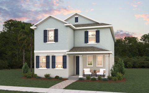 New construction Single-Family house 5954 Flowering Cherry Bnd, Winter Garden, FL 34787 plan Davis - image