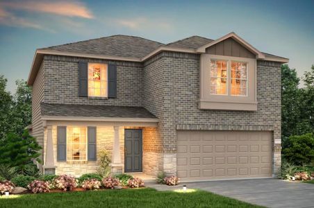 New construction Single-Family house 330 Paradise Canyon Dr, Jarrell, TX 76537 Granville- photo 0