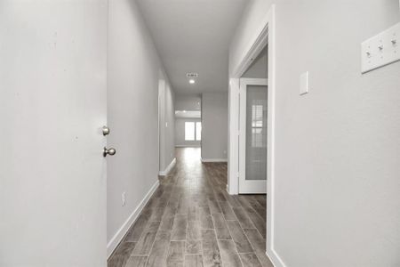 Grand entrance with tile floors and high ceilings. Sample photo of completed home with similar floor plan. As-built interior colors and selections may vary.