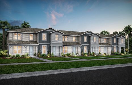 New construction Townhouse house TBD Hadley St, Orlando, FL 32829 Trailwood - Exterior Unit- photo 0