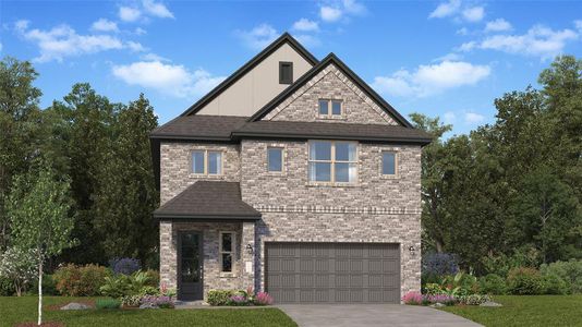 New construction Single-Family house 6702 Sunset Velvet Dr, Katy, TX 77493 Haven II- photo 0