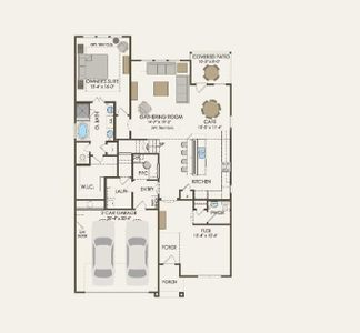 Pulte Homes, Caldwell floor plan