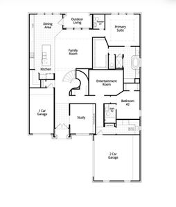 New construction Single-Family house 8219 Folks St, Montgomery, TX 77316 plan 227 Plan - image 3