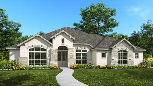 New construction Single-Family house 325 Falcon Cv, Castroville, TX 78009 plan 3860A - image