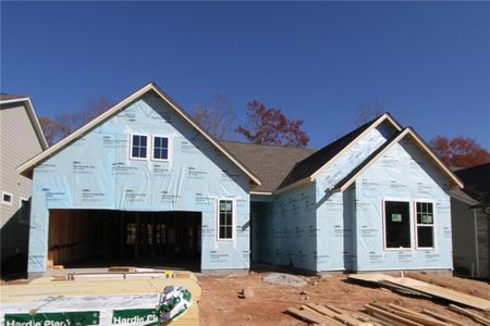 New construction Single-Family house 6859 Welcome Road, Flowery Branch, GA 30542 The Lockview- photo 0