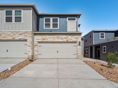 New construction Townhouse house 3308 Prairie Ramble Rd, Buda, TX 78610 The Bonnell (162)- photo 13 13