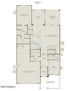 New construction Single-Family house 17784 W Pueblo Ave, Goodyear, AZ 85338 plan Prato - image