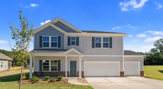 New construction Single-Family house 5018 Burke Meadows Run, Chesnee, SC 29323 plan Russell - image