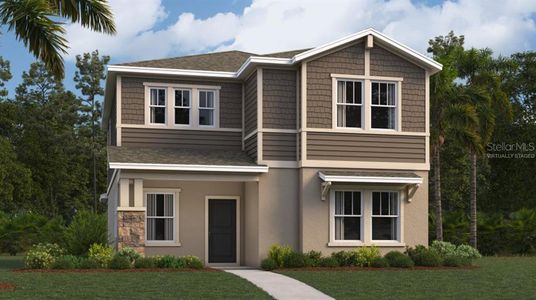 New construction Single-Family house 3115 Country Side Drive, Apopka, FL 32712 Harmony- photo 0