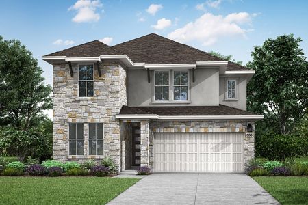 New construction Single-Family house 404 Lariat Lp, Liberty Hill, TX 78642 Linden- photo 0