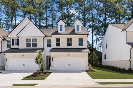 New construction Townhouse house 885 Rainwater Trce, Lawrenceville, GA 30044 plan Smyrna - image