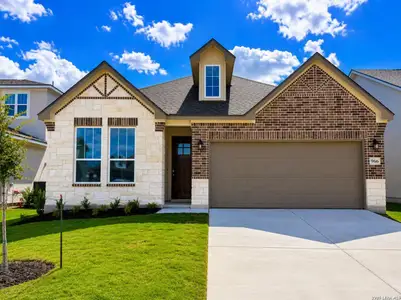 New construction Single-Family house 966 Manger Ln, New Braunfels, TX 78130 plan Garden View - image