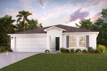 New construction Single-Family house 739 Bianca Ave S, Lehigh Acres, FL 33974 plan Ocoee - image