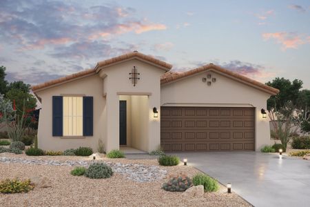 New construction Single-Family house 40015 W Bunker Dr, Maricopa, AZ 85138 Castillo Series - Acacia- photo 0