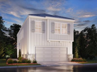 New construction Townhouse house 715 Sand Dollar Dr, Kemah, TX 77565 plan The Caden (S130) - image
