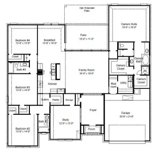 New construction Single-Family house 109 Jordans Est, San Antonio, TX 78264 plan Lubbock - image