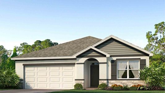 New construction Single-Family house 17430 Pleasantview Blvd, Land O' Lakes, FL 34638 null- photo 0