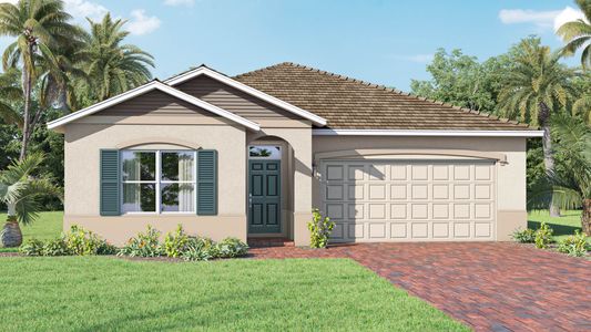 New construction Single-Family house 1367 Nettle Way Southeast, Palm Bay, FL 32909 Clifton- photo 0