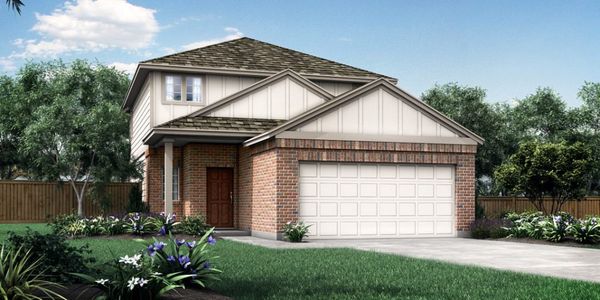 New construction Single-Family house 12713 Skimmer Run, Manor, TX 78653 plan Houston - image