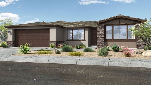 New construction Single-Family house 1566 W Via De Olivos, Queen Crk, San Tan Valley, AZ 85140 plan Sedona - image