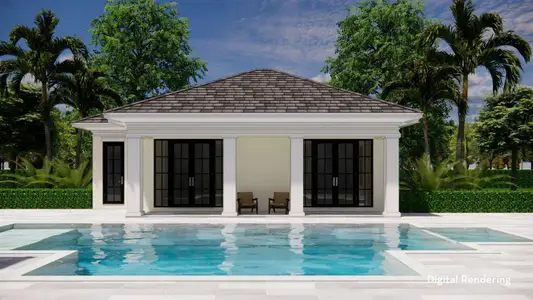 New construction Single-Family house 5781 Whirlaway Rd, Palm Beach Gardens, FL 33418 - image