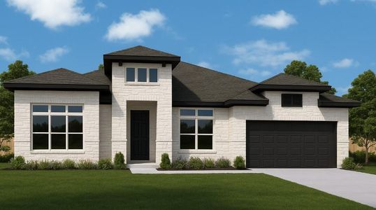 New construction Single-Family house 1760 Howler Wy, Todd Mission, TX 77316 plan The Lotus - image