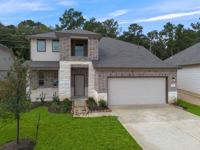 New construction Single-Family house 25514 W Blackwater Creek Trl, Magnolia, TX 77355 plan Hyde - image