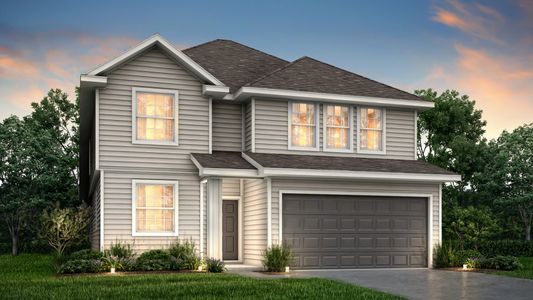 New construction Single-Family house 1121 Lauraine, Seguin, TX 78155 plan The Lazio - image