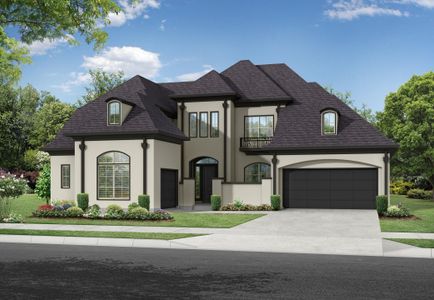 New construction Single-Family house 2927 Woods Rd, Fulshear, TX 77423 plan Cross Creek West 70: Cologne - image