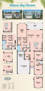 New construction Single-Family house 9201 Hwy 79, Panama City Beach, FL 32413 plan Cabana Bay Tandem - image