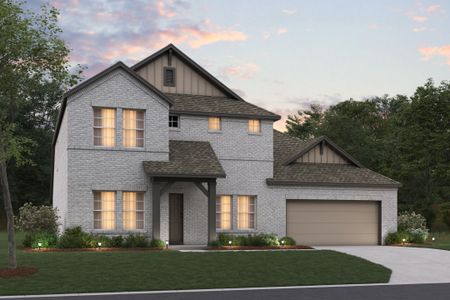 New construction Single-Family house 117 E Haymaker Rd, Celina, TX 75009 plan Stamford - 50' Smart Series - image