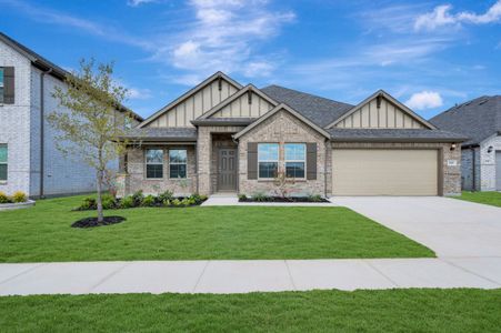 New construction Single-Family house 160 Hudson Ln, Justin, TX 76247 plan Sheldon - 50' Smart Series - image