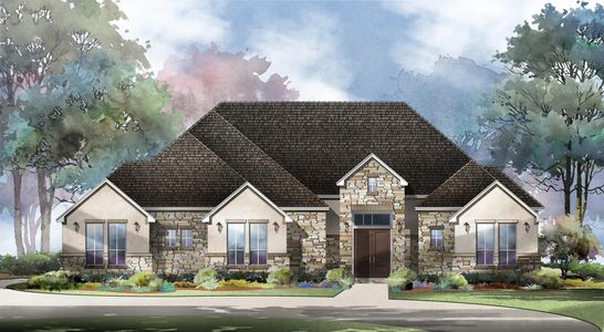 New construction Single-Family house 105 Telling Wind, Boerne, TX 78015 plan Pease - image