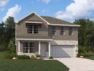 New construction Single-Family house 13124 Glynlea Rd, San Antonio, TX 78245 plan Yaupon - image